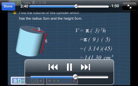 Geometry: Volume of Solids (Video & Calculator) screenshot 2