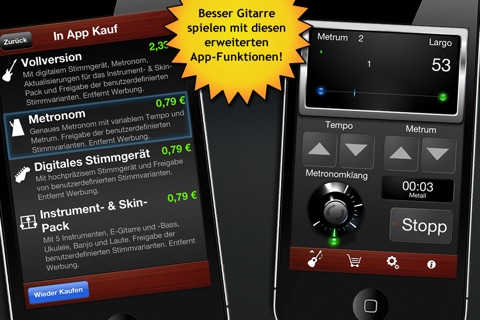 Guitar Suite Free - Metronome, Tuner, and Chords Library for Guitar, Bass, Ukulele screenshot 4