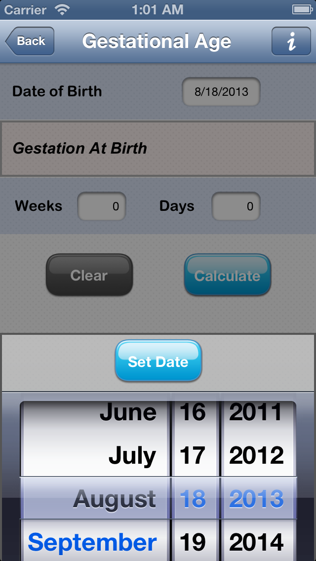 NICU Calculator Screenshot 4