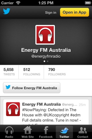 Energy FM Australia screenshot 4