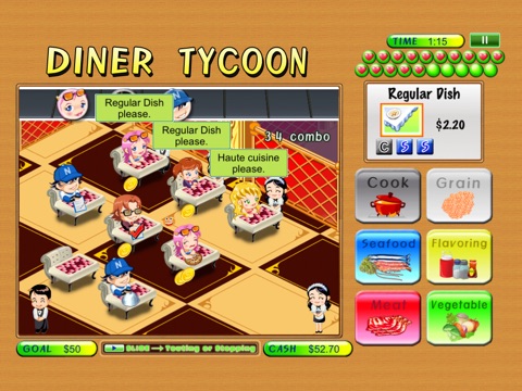 Diner Tycoon HD Lite screenshot 2