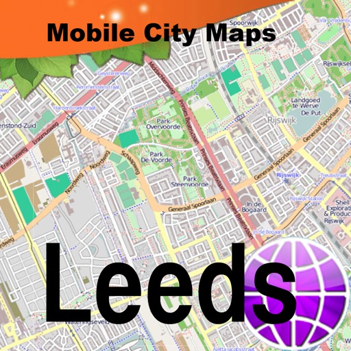 Leeds and Wakefield Street Map