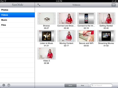 SanDisk Connect™ Wireless Media Drive HD screenshot 2