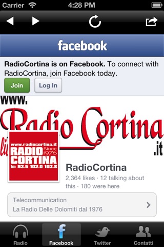 Radio Cortina screenshot 2