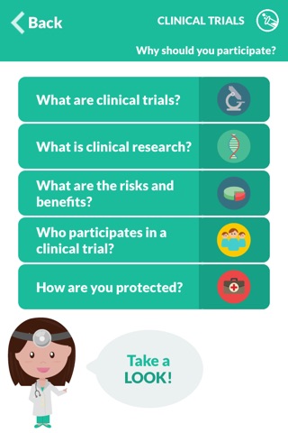 Clinical trials: find&learn screenshot 4