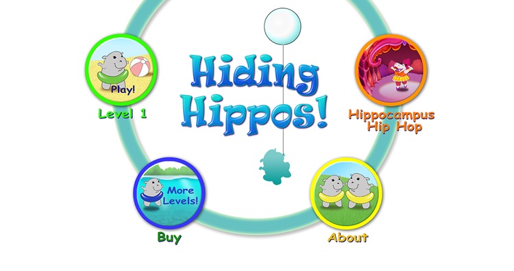 Hiding Hippos: Brain Game for Kids Free