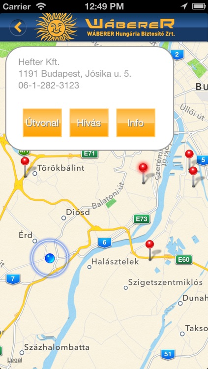 Wáberer Biztosító screenshot-3