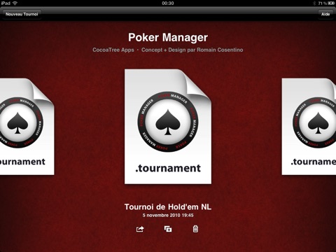 Poker Manager for iPad screenshot 3