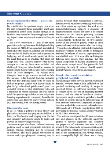 SA Medical Journal screenshot 2