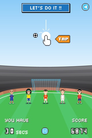 BlockBall Lite : head the ball in world stadium football match screenshot 2
