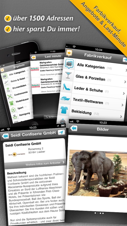 Gutscheine undSPAREN.de - Coupons mit Deinem iPhone einlösen
