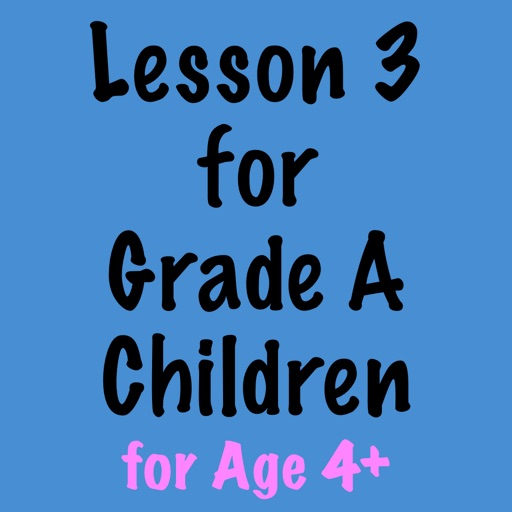 Lesson 3 for Grade A Kids icon