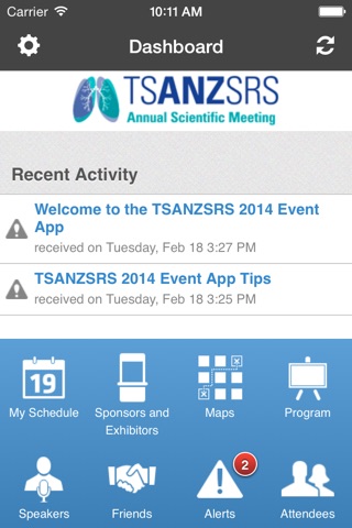 Annual Scientific Meetings of The Australia & New Zealand Society of Respiratory Science & The Thoracic Society of Australia & New Zealand screenshot 2