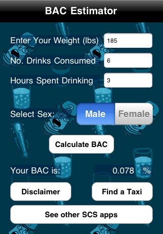 Blood Alcohol Content Calculator screenshot 4