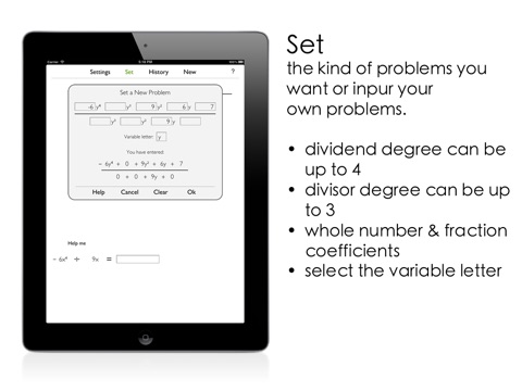 Polynomial Long Division screenshot 2