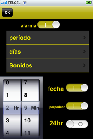 Gold Alarm Clock screenshot 4