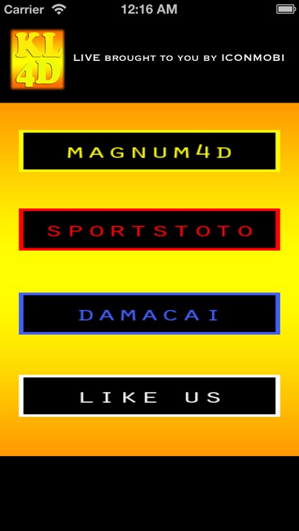 KL 4D Live - Free Live Draw for Magnum , SportsToto and PMP Damacai