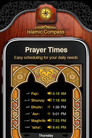 Islamic Compass: Prayer Times & Athan Alarm screenshot 3