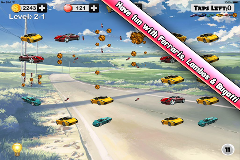 Highway Road trip Destruction: Super Cars Crash screenshot 3