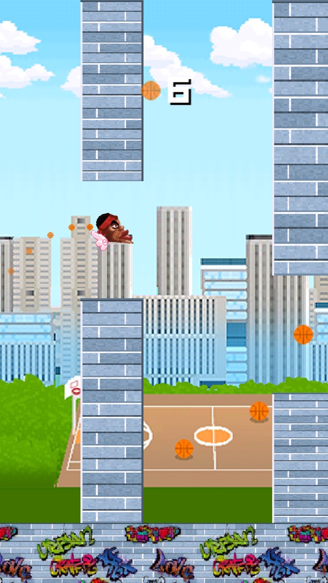Floppy King James in: Basket-ball Chase and Impossible Hoop Bouncing Cheat Codes