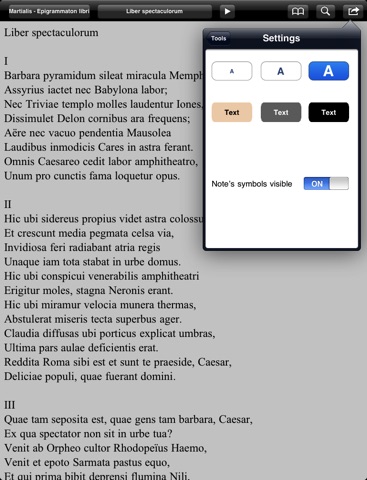 Latin poets for iPad screenshot 4