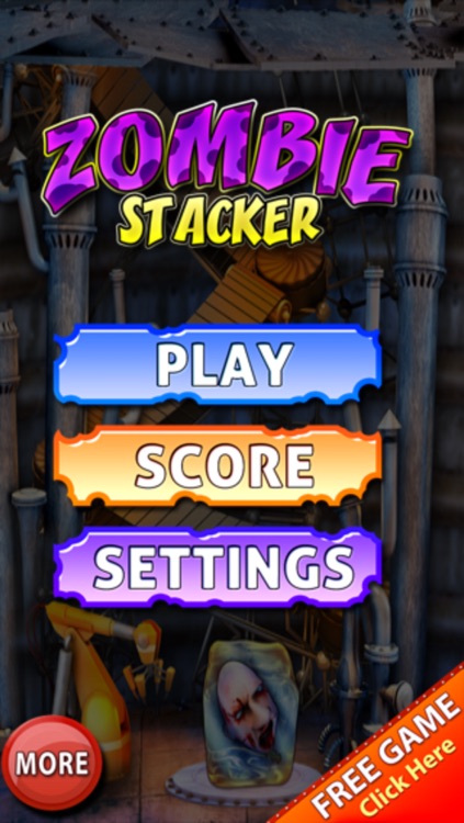 Zombie Stacker HD - Free Fun Tower Block Stacking Race Game