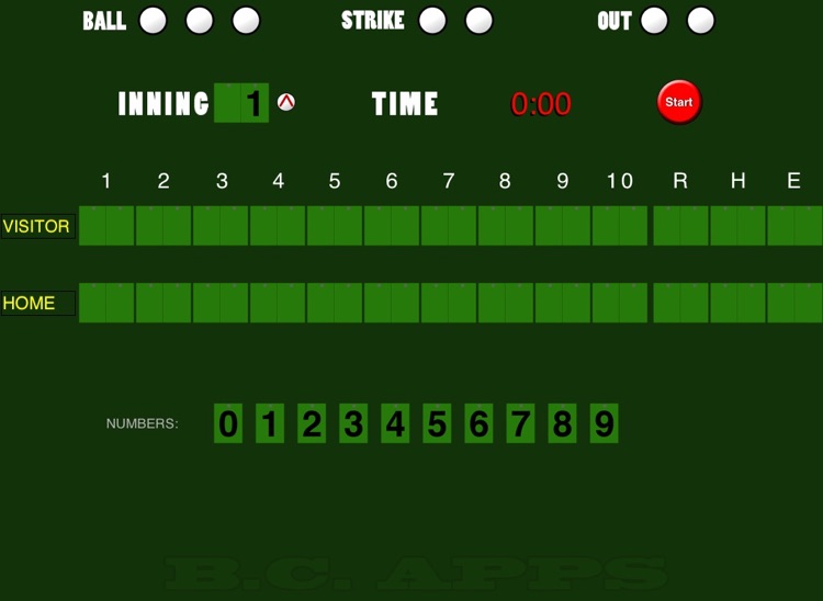 Baseball/Softball Scoreboard