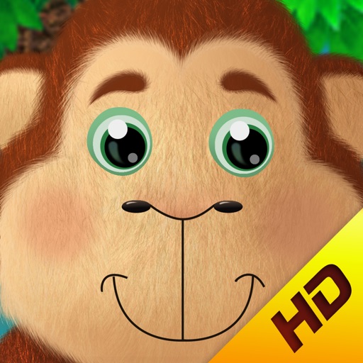 Five little monkeys jumping on the bed for toddler HD icon
