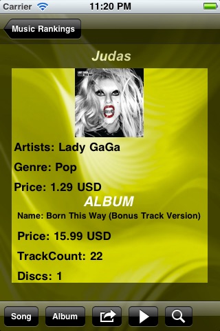 Music Rankings And Events by jworkdev