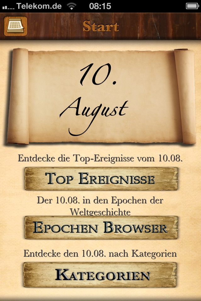 Geschichtskalender (Free) screenshot 4