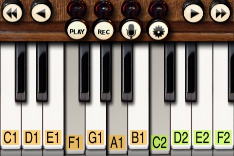 Organist screenshot 2