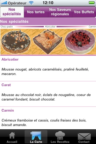 Côté Dessert screenshot 2