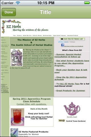 EZ Herbs Mobile screenshot 3