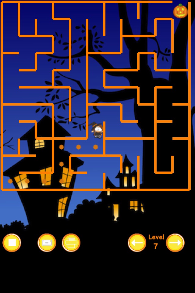 Halloween Witch Maze Race screenshot 3