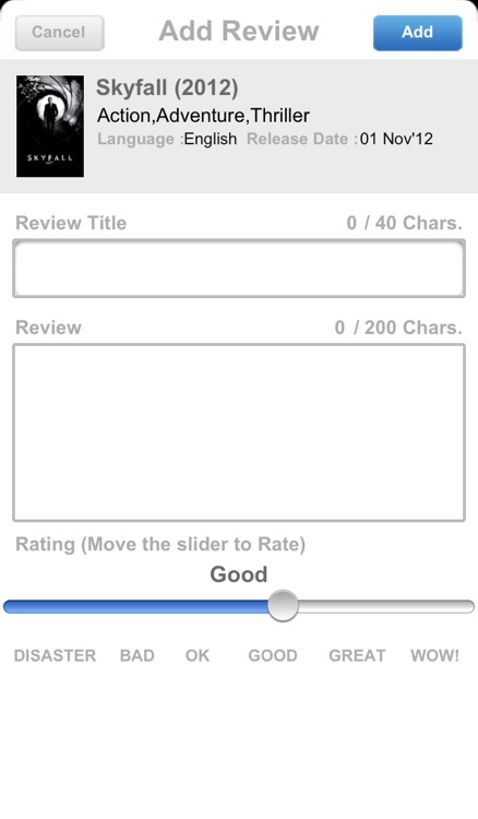 First Day Fan - Social Audience Movie Reviews screenshot-3