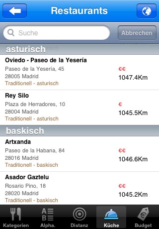 Madrid Multimedia Travel guide in German screenshot 2