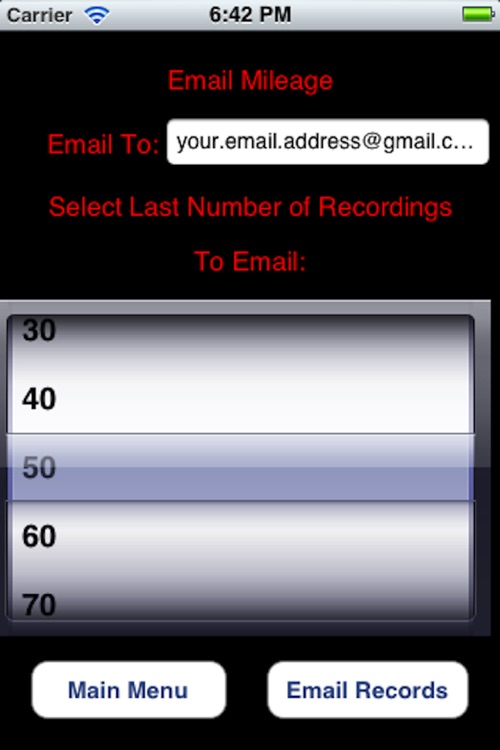 Business Mileage Recorder