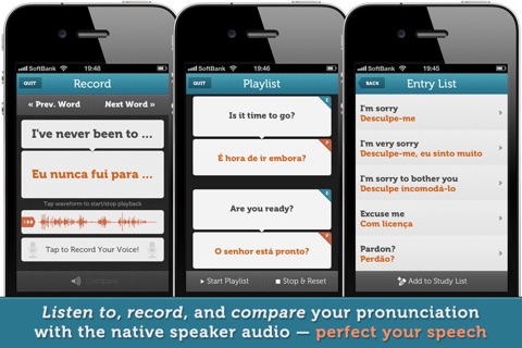 WordUP Portuguese (Brazilian) LITE ~ Mirai Language Systems screenshot 3
