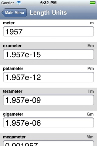 iConverter Pro for iPhone - Retina HD Screen screenshot 2