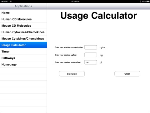 BioLegend Tools for iPad screenshot 4