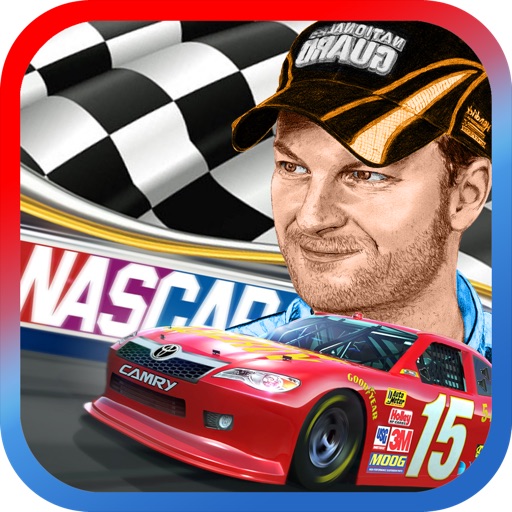 Nascar Racing Mania Quiz Game: guess what's that sport athlete in this color icon trivia puzzle Icon