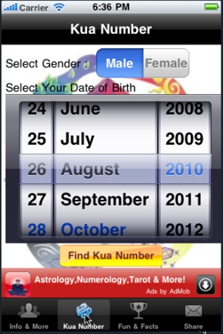 Kua Number Calculator