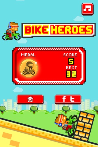 Bike Heroes - Play Free 8-bit Pixel Moto Racing Games screenshot 4