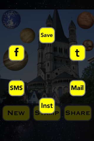 Planet Camera Free -Astronomical stickers of the Solar System- screenshot 4
