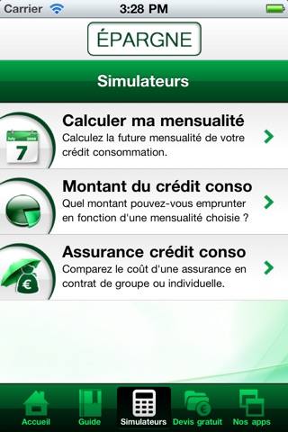 Epargne screenshot 3