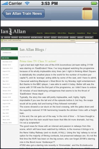 Ian Allan Train News screenshot 4