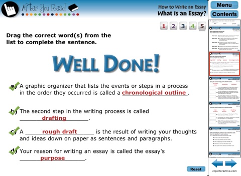 How to Write an Essay - Common Core screenshot 4