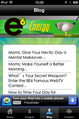 E6 Energy Golf Tips and Training Aids screenshot 3
