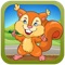 Zippy the Squirrel Catching Acorns Puzzle Challenge PRO