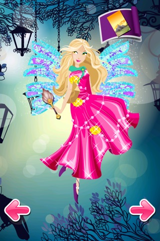 Angel Fairy Dress Up – Girls Kids cute little beauty fashion free Makeup & Dress Up Game screenshot 4